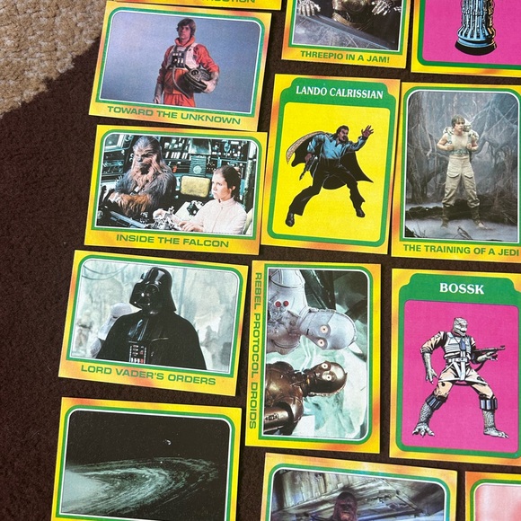 Star Wars Empire Strikes Back 1980 Topps Collector Cards, lot of 22 cards - Picture 8 of 14
